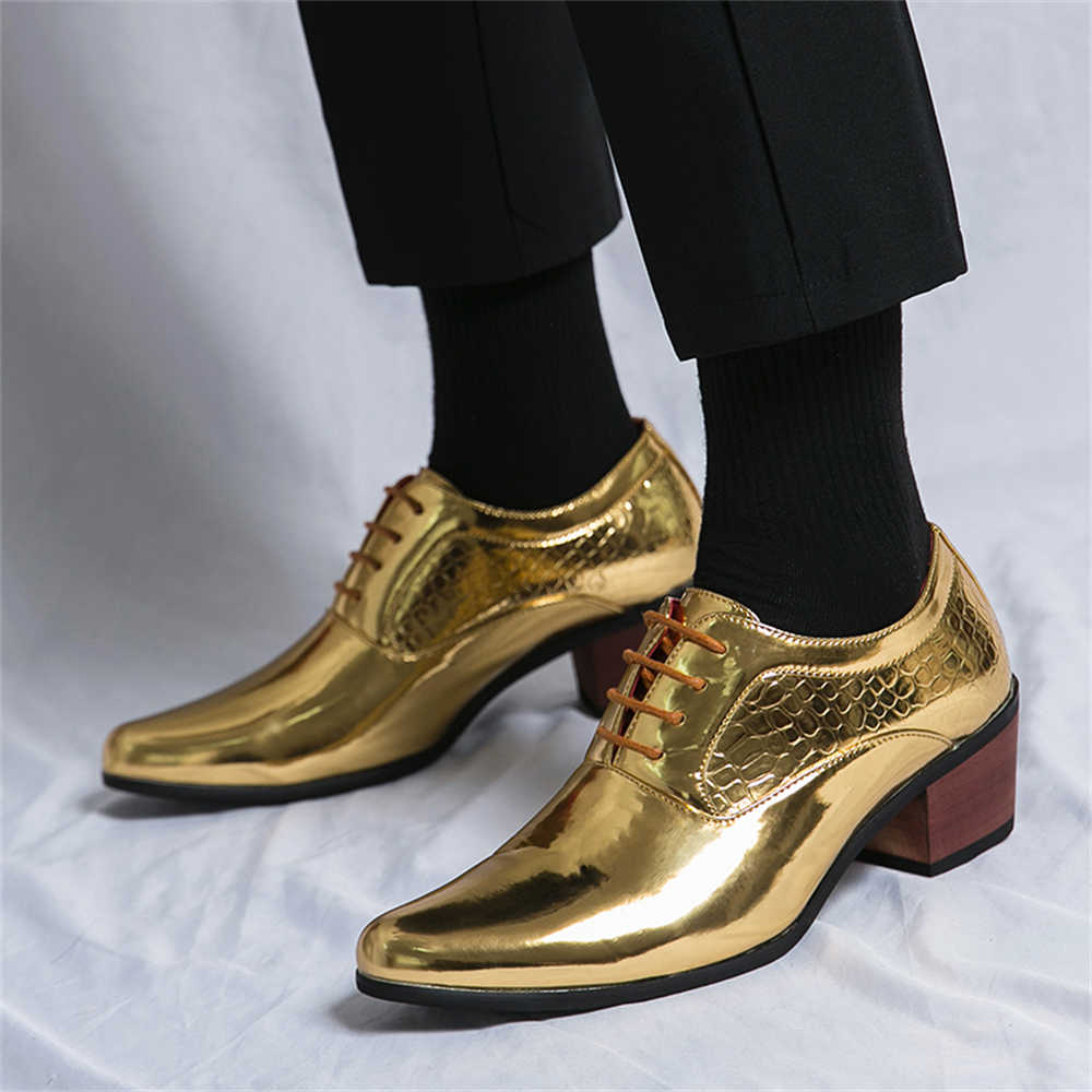Shoes Heels Men - Dress Sneakers Heels Mens Brown Dress