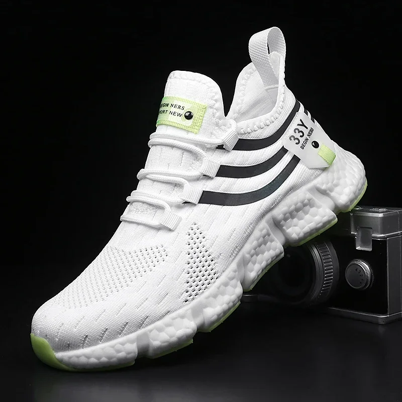 Men Shoes Runners - Men's Sneakers Mesh Breathable Running Shoes