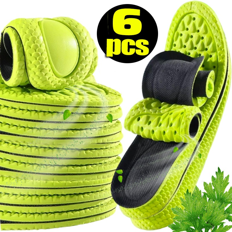 2/6Pcs EVA Deodorizing Memory  - Men'S Shoes With Memory Foam ulasan dan harga