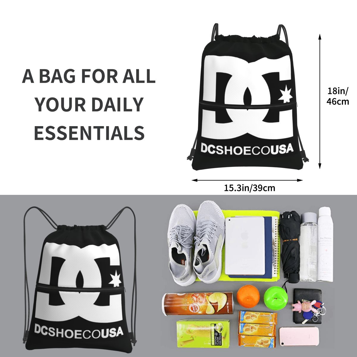 DC Shoe Co Backpacks Portable  - Men'S Shoes Dc ulasan dan harga