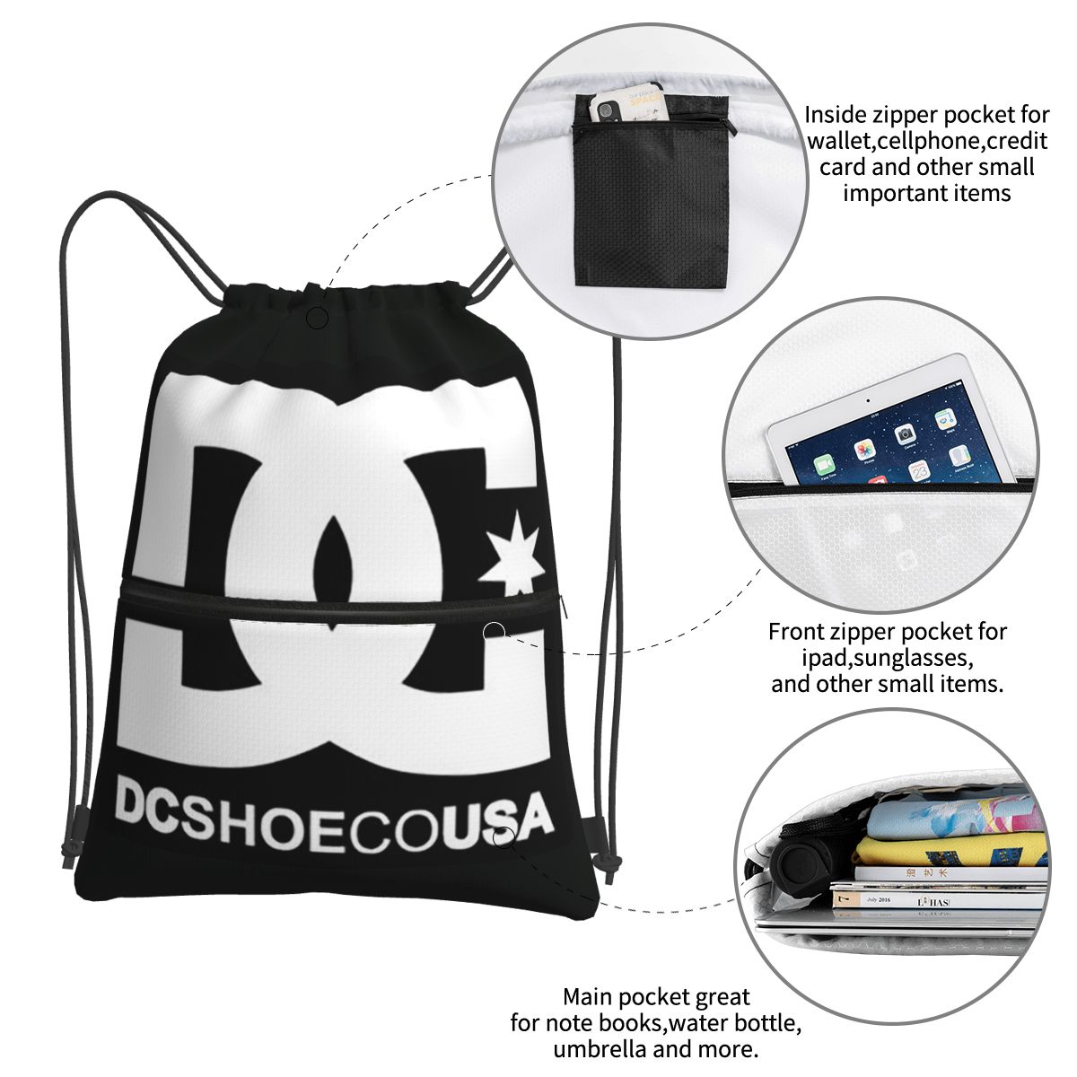 DC Shoe Co Backpacks Portable  - Men'S Shoes Dc ulasan dan harga