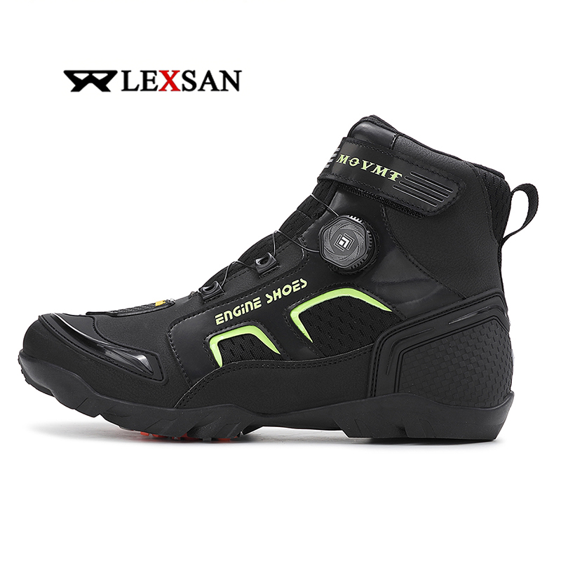 Lexsan Motorcycle Boots Men Le - Men Shoes Type ulasan dan harga
