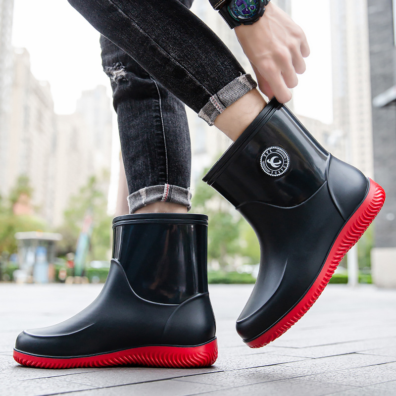 Men's Mid-calf Rain Boots. 202 - Men'S Shoes Water Resistant ulasan dan harga
