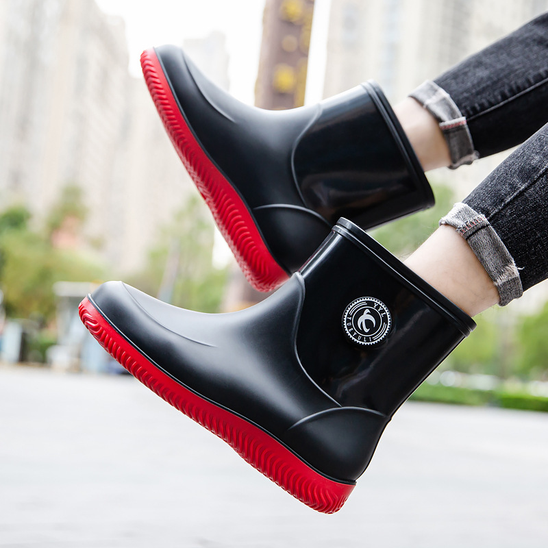 Men's Mid-calf Rain Boots. 202 - Men'S Shoes Water Resistant ulasan dan harga