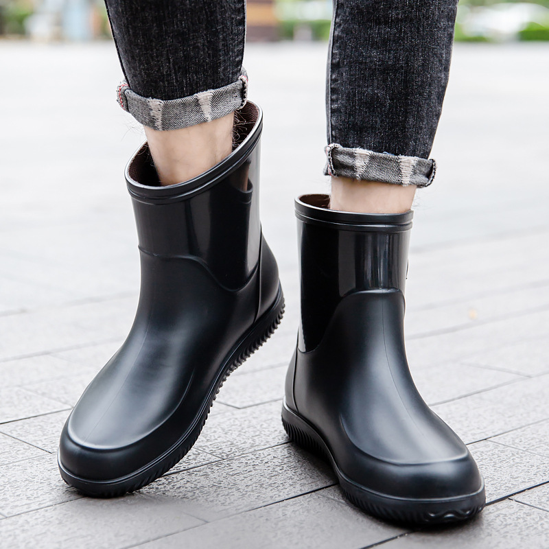 Men's Mid-calf Rain Boots. 202 - Men'S Shoes Water Resistant ulasan dan harga