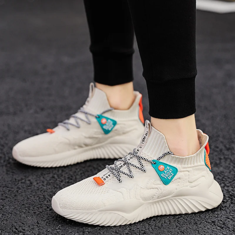 Summer Hot Sale Knit Men Runni - Men Shoes Running Sale ulasan dan harga