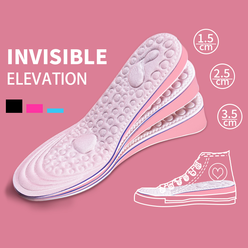 1pair Upgrade Invisible Height - Men'S Shoes With Memory Foam ulasan dan harga