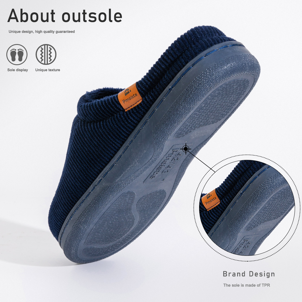 Winter men's slippers TPR sole - Men'S Shoes With Memory Foam ulasan dan harga