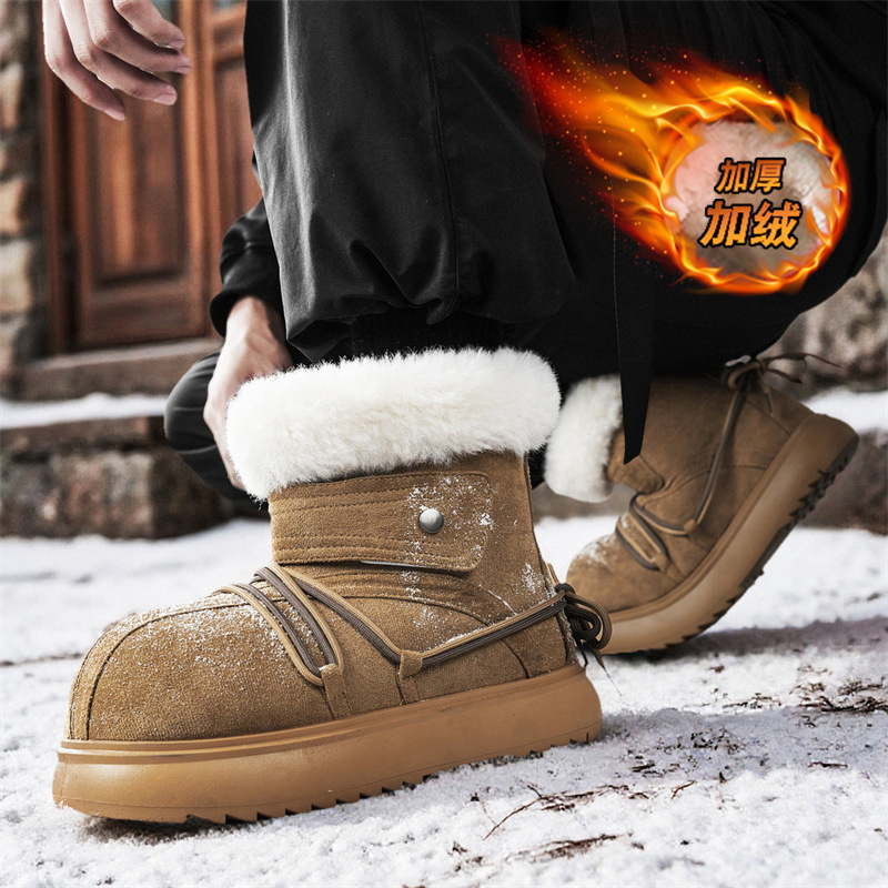 2025 New Winter Men Snow Boots - Men Shoes Marks ulasan dan harga