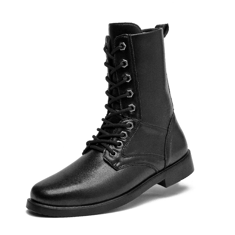 High-top Leather Boots Outdoor - Men'S Shoes For Work ulasan dan harga