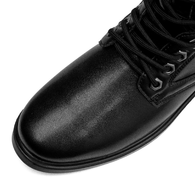 High-top Leather Boots Outdoor - Men'S Shoes For Work ulasan dan harga