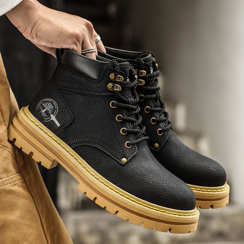 Fashion Men Boots Spring Comfo - Men'S Shoes For Work ulasan dan harga
