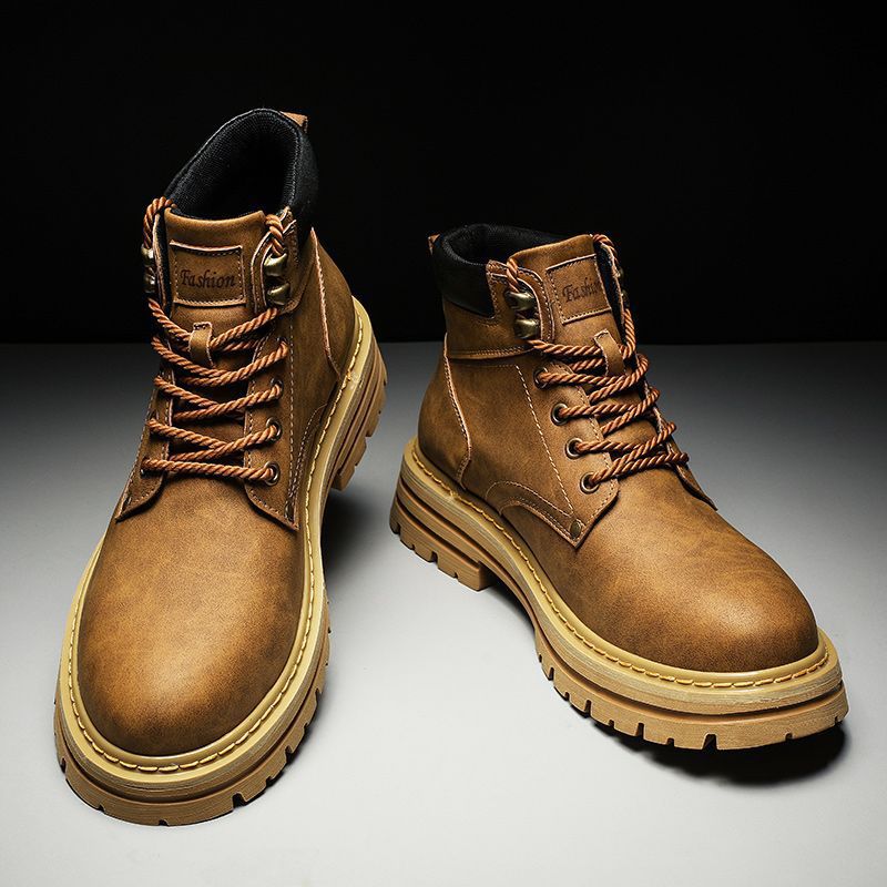 Fashion Men Boots Spring Comfo - Men'S Shoes For Work ulasan dan harga