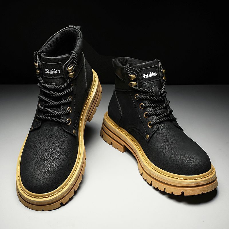 Fashion Men Boots Spring Comfo - Men'S Shoes For Work ulasan dan harga