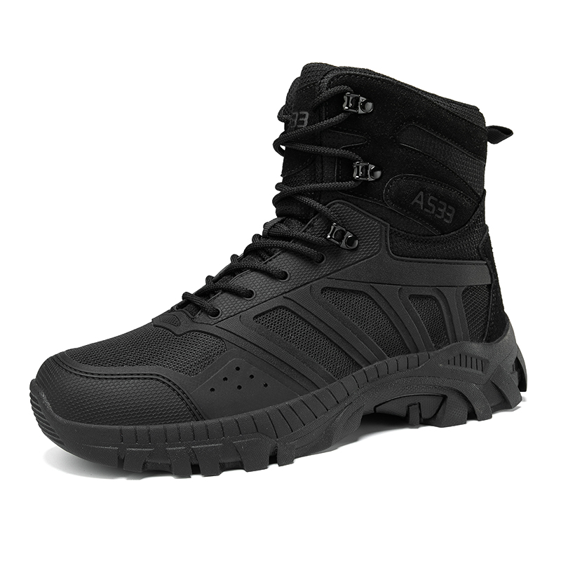 Men Tactical Boots Lace Up Des - Men'S Shoes For Work ulasan dan harga