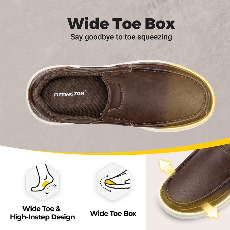Fittington Men'S Slip‑On Dress - Men'S Shoes Water Resistant ulasan dan harga