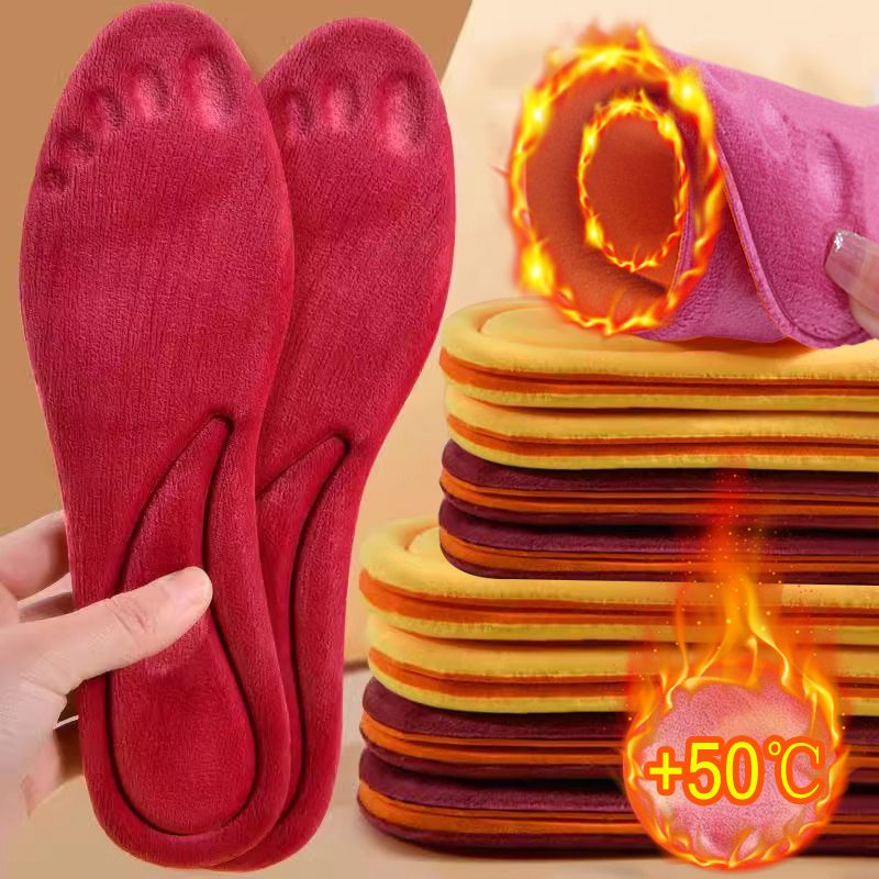 4pcs Winter Men Women Self Hea - Men'S Shoes With Memory Foam ulasan dan harga
