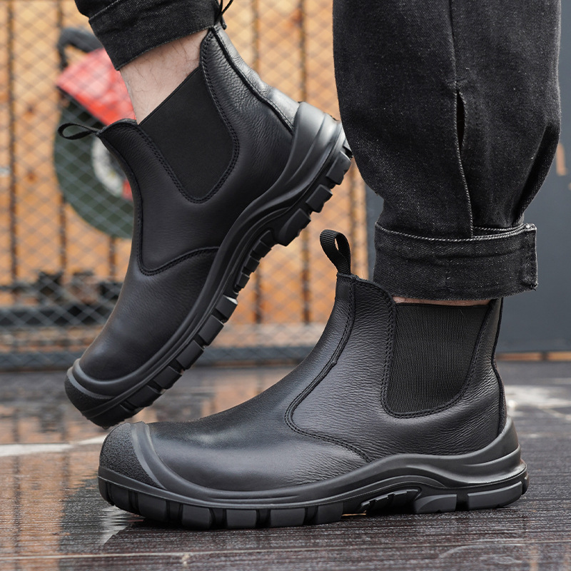 large size men's fashion steel - Men'S Shoes For Work ulasan dan harga