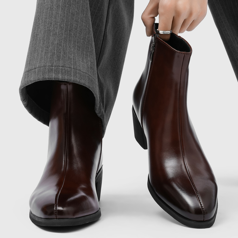 Men Simple and Fashionable Hig - Shoes Heels Men ulasan dan harga