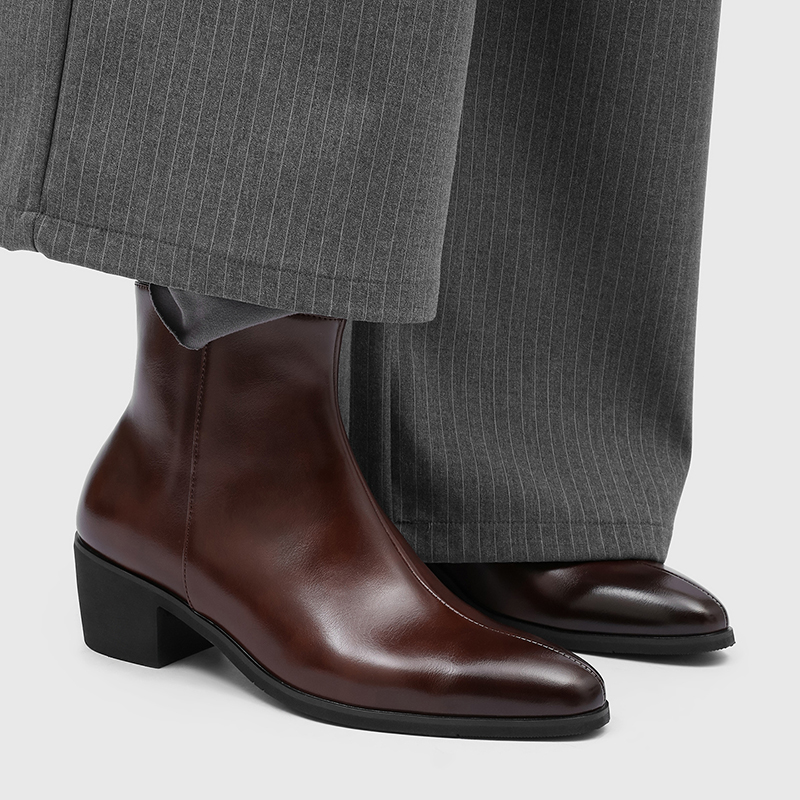 Men Simple and Fashionable Hig - Shoes Heels Men ulasan dan harga