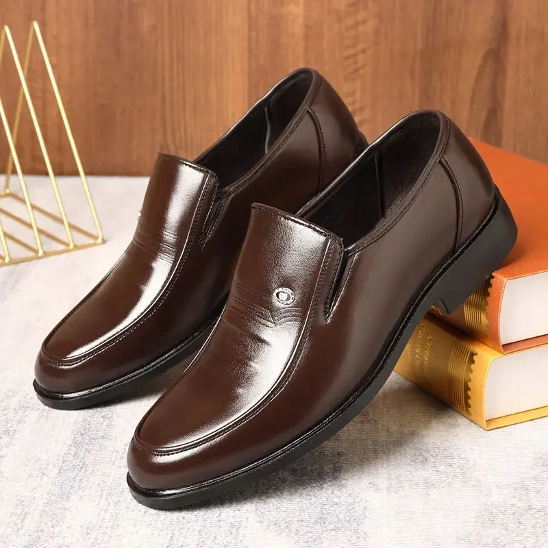 Brown Black Men's Formal Shoes - Men Shoes On Clearance ulasan dan harga