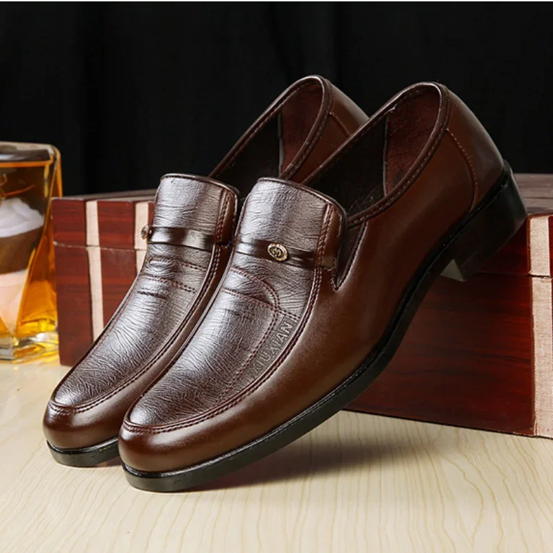 Brown Black Men's Formal Shoes - Men Shoes On Clearance ulasan dan harga