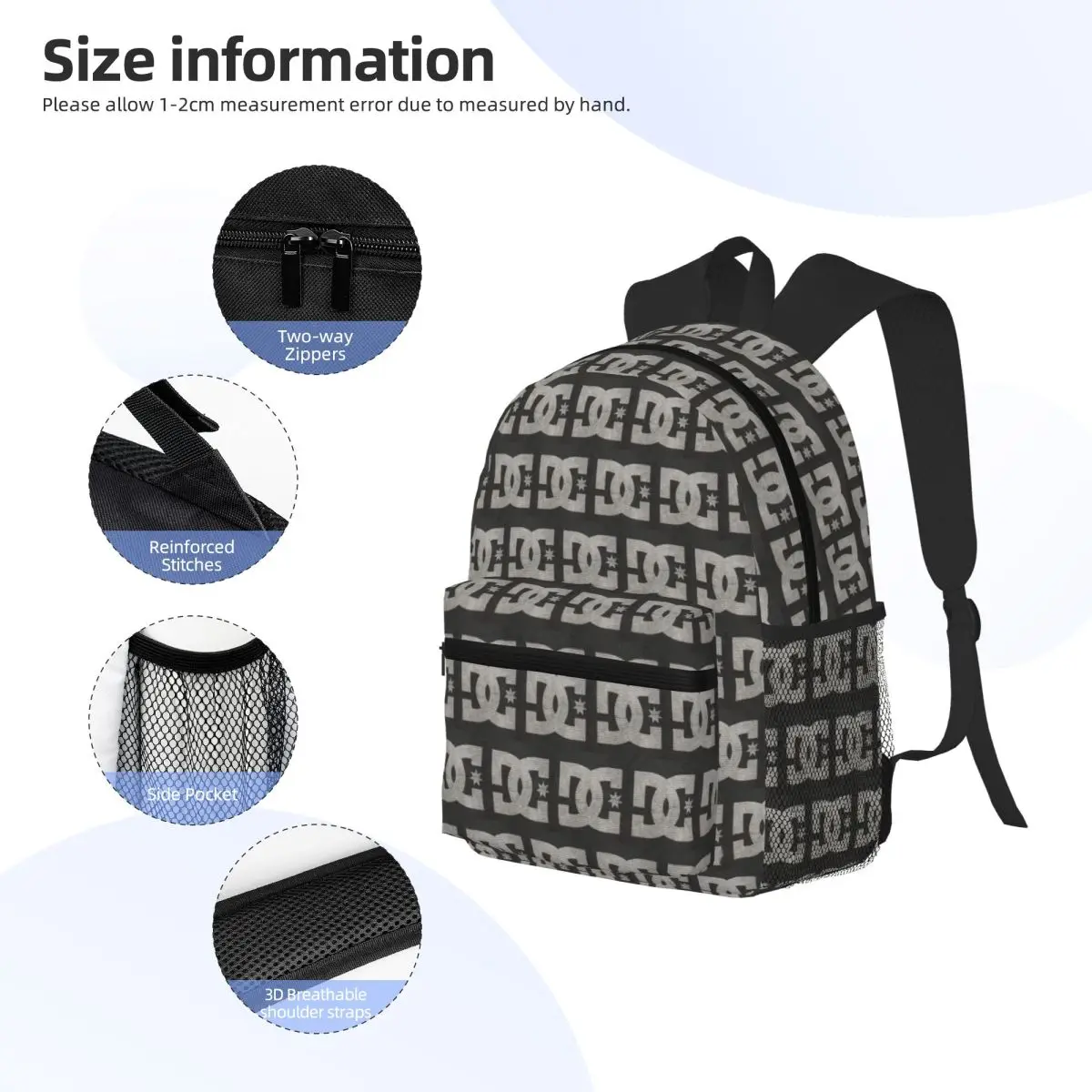 Custom Bag DC Shoe Co Backpack - Men'S Shoes Dc ulasan dan harga