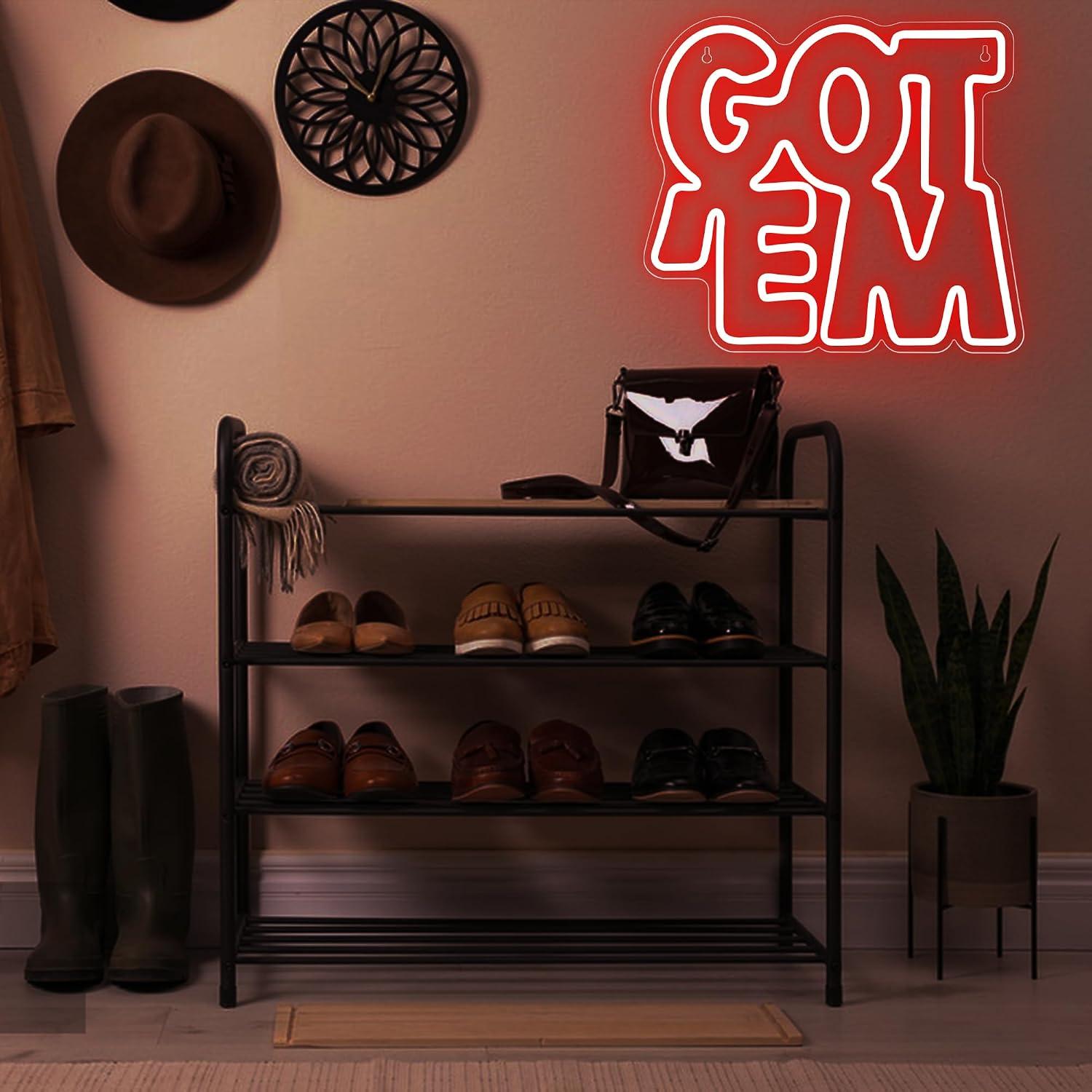 Sneaker Neon Sign USB Dimmable - Men'S Shoes Dc ulasan dan harga