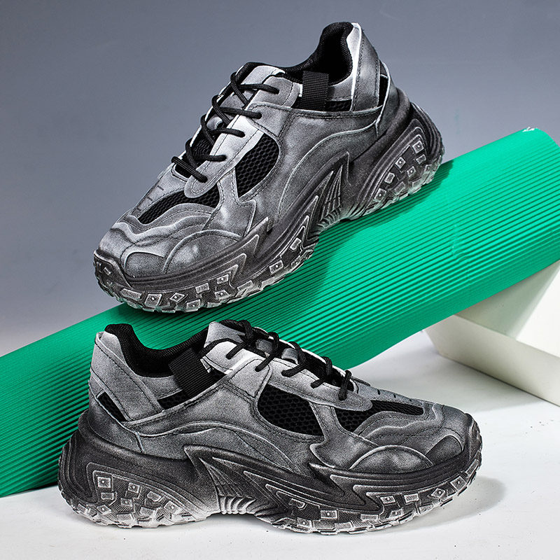 Thick Sole Autumn Sports Shoes - Men Shoes Running Sale ulasan dan harga