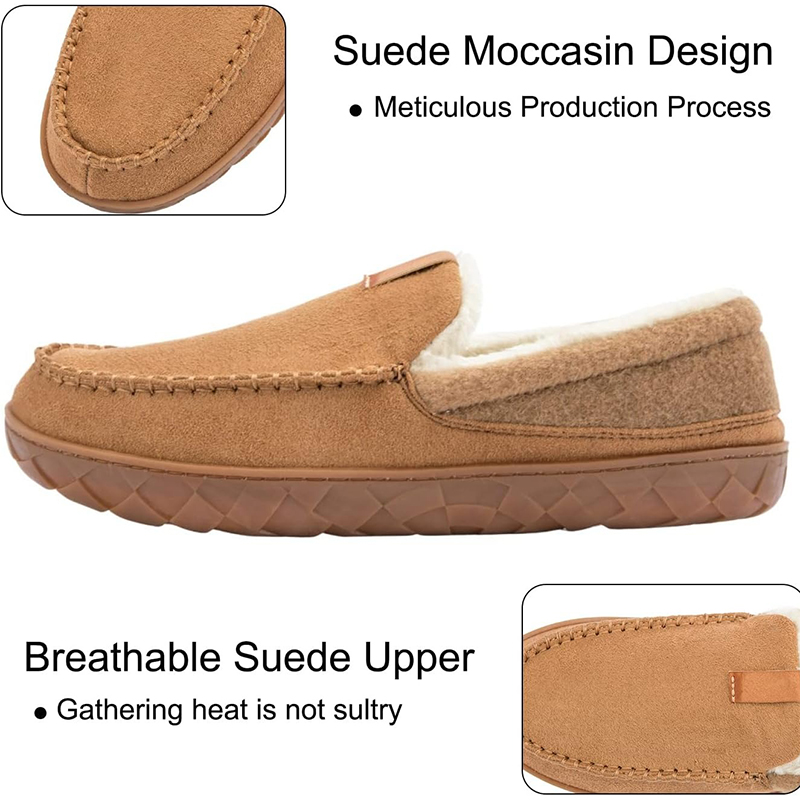 Men's Slippers Home Sewing Plu - Men'S Shoes With Memory Foam ulasan dan harga