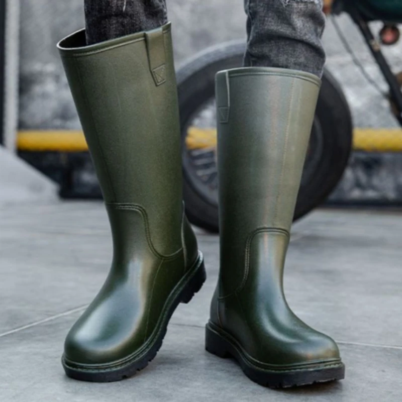 Rain Boots for Men Gum Fishing - Men'S Shoes Water Resistant ulasan dan harga
