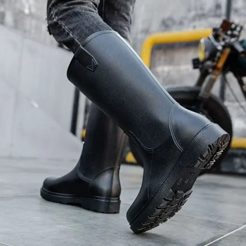 Rain Boots for Men Gum Fishing - Men'S Shoes Water Resistant ulasan dan harga