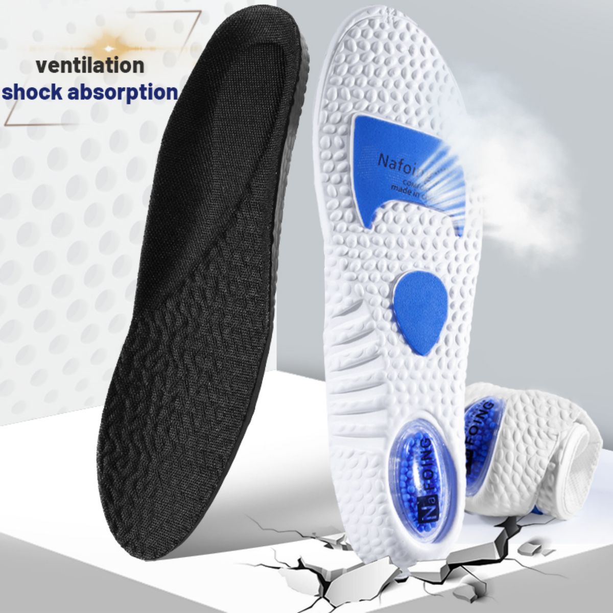 1Pair Upgrade Sports Shock Abs - Men'S Shoes With Memory Foam ulasan dan harga