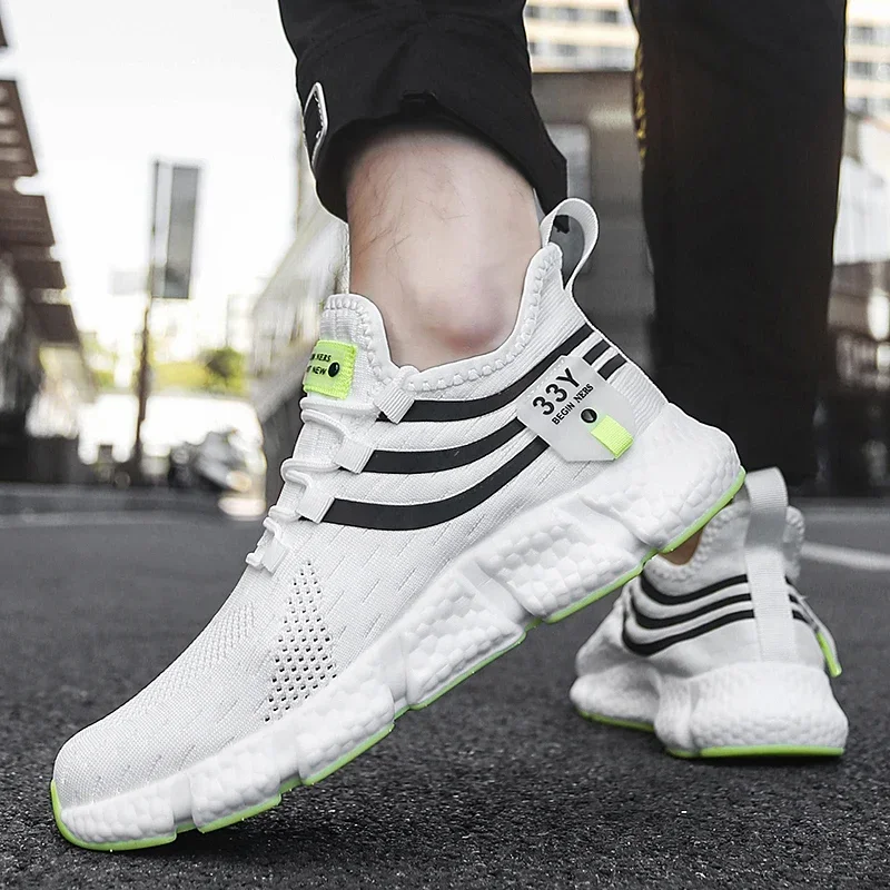 Men's Sneakers Mesh Breathable - Men Shoes Runners ulasan dan harga