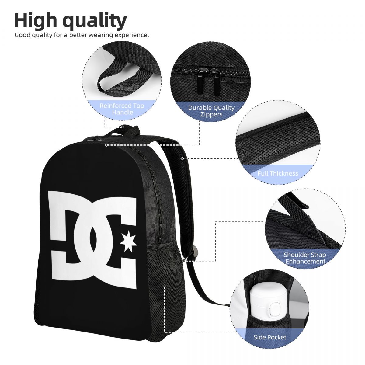 DC Shoe Co Backpack Daypack La - Men'S Shoes Dc ulasan dan harga