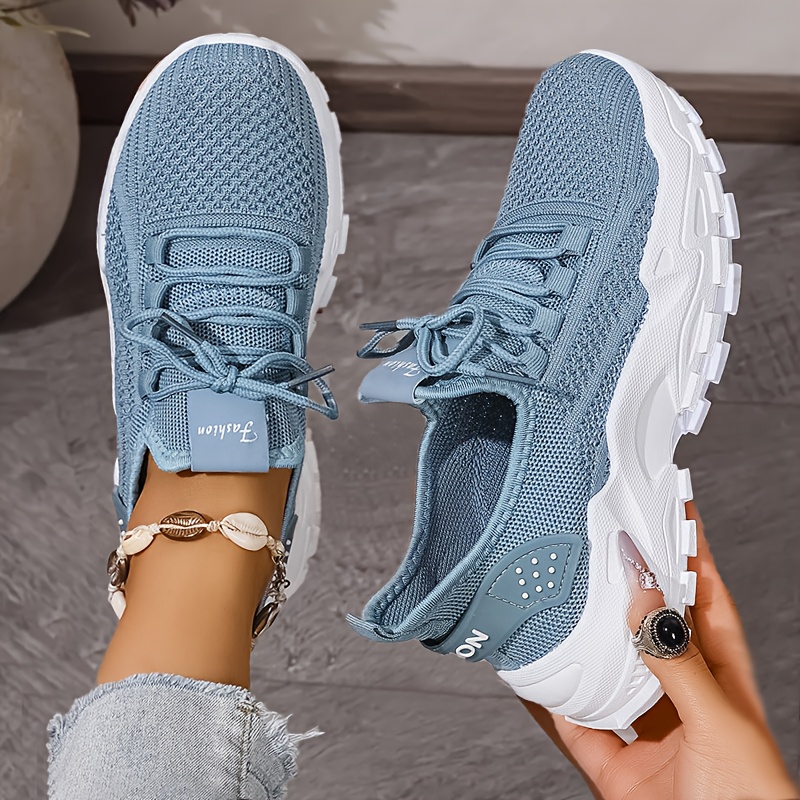 Breathable Knit Sneakers Fashi - Men Shoes Type ulasan dan harga