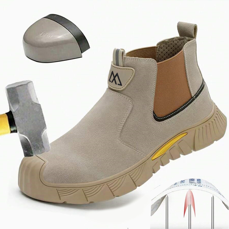 Wear Resistant Durable Steel T - Men Shoes Type ulasan dan harga