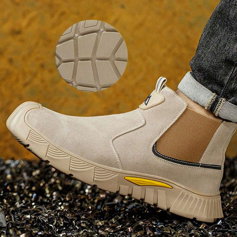 Wear Resistant Durable Steel T - Men Shoes Type ulasan dan harga