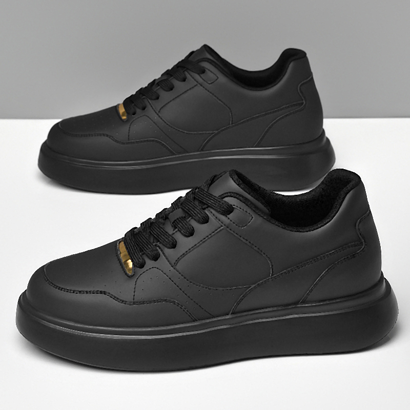 Men Solid Faux Leather Skate S - Men'S Shoes To Increase Height ulasan dan harga