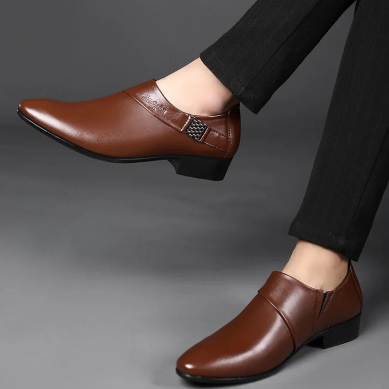 Leather Casual Social Shoe for - Men Shoes On Clearance ulasan dan harga
