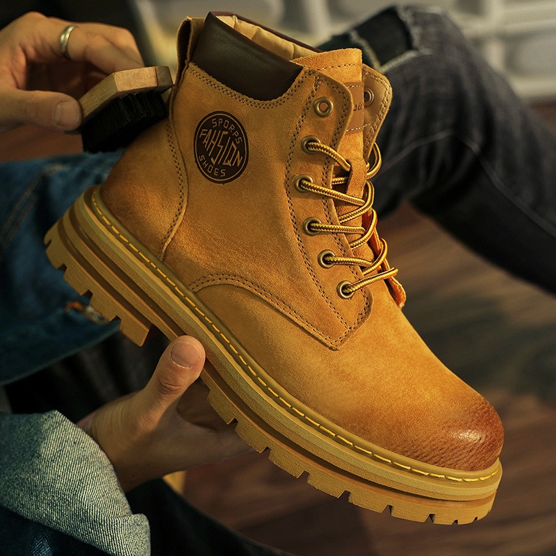 Men's Winter Fleece Lined Boot - Men'S Shoes For Work ulasan dan harga