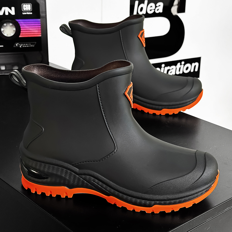 Men's Rain Boots Outdoor Wear- - Men'S Shoes Water Resistant ulasan dan harga