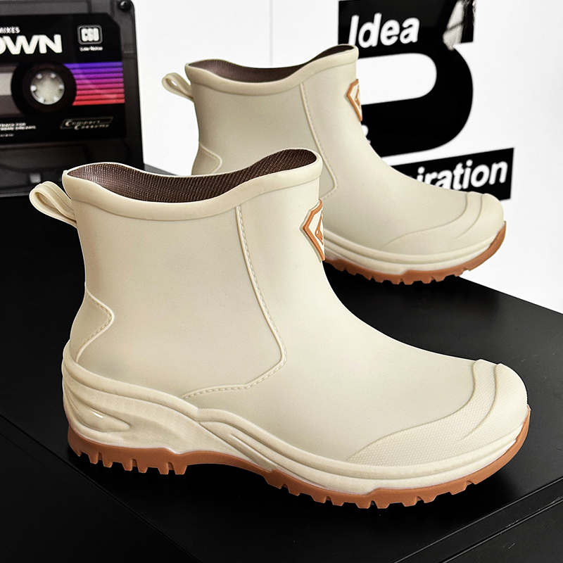 Men's Rain Boots Outdoor Wear- - Men'S Shoes Water Resistant ulasan dan harga