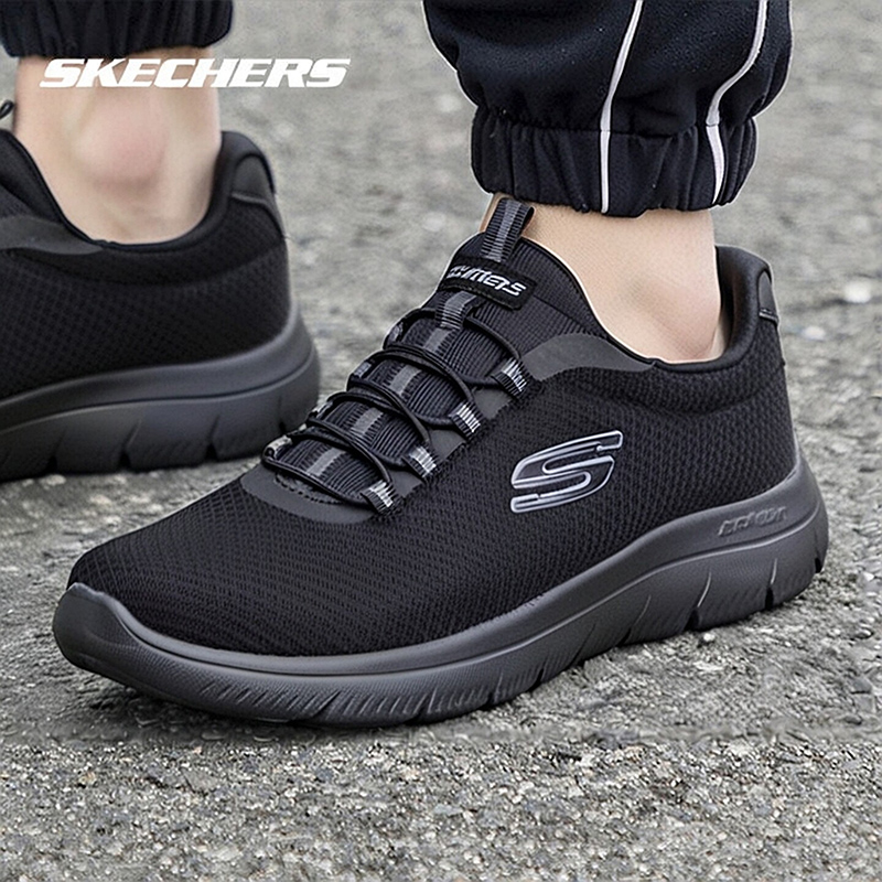 Skechers Men 52811‑BBK Summits - Men'S Shoes With Memory Foam ulasan dan harga