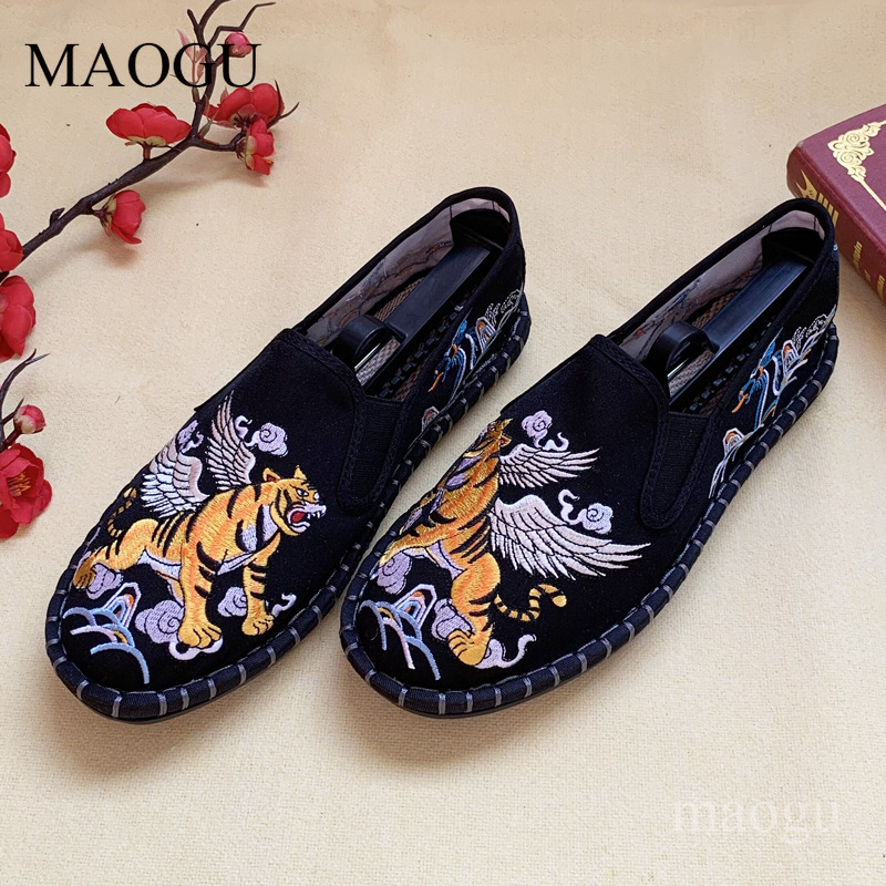Unisex Chinese Style Embroider - Men'S Shoes Popular ulasan dan harga