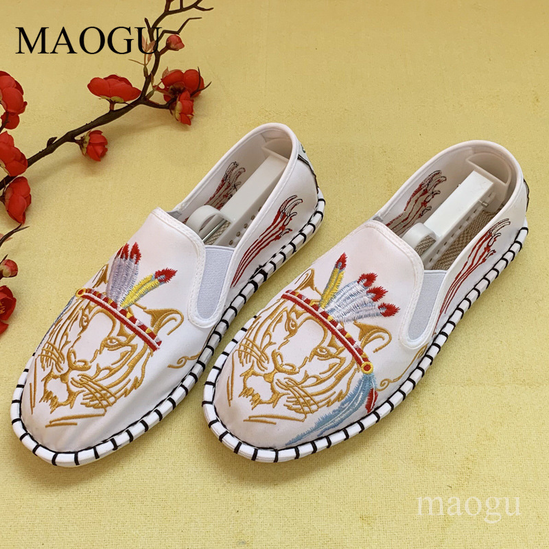 Unisex Chinese Style Embroider - Men'S Shoes Popular ulasan dan harga