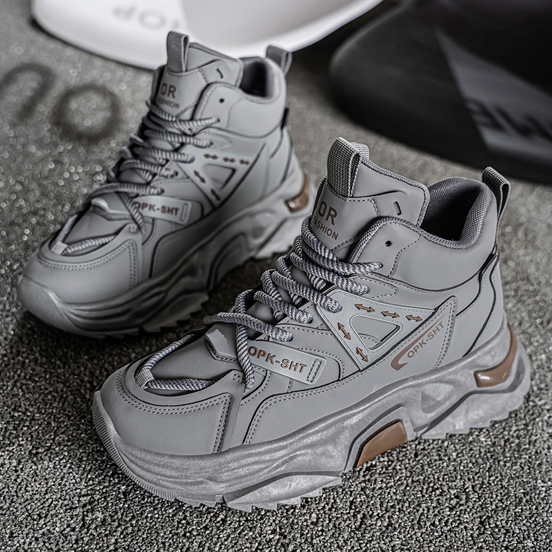 High Top Breathable Anti Slip  - Men Shoes Running Sale ulasan dan harga