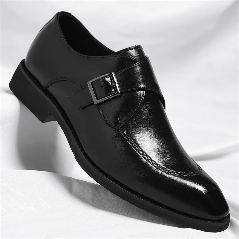 Men's Business Plus Size Forma - Monk Strap Shoe ulasan dan harga