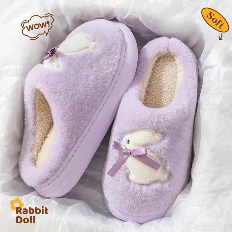 Winter Plush Slippers for Wome - Men'S Shoes With Memory Foam ulasan dan harga